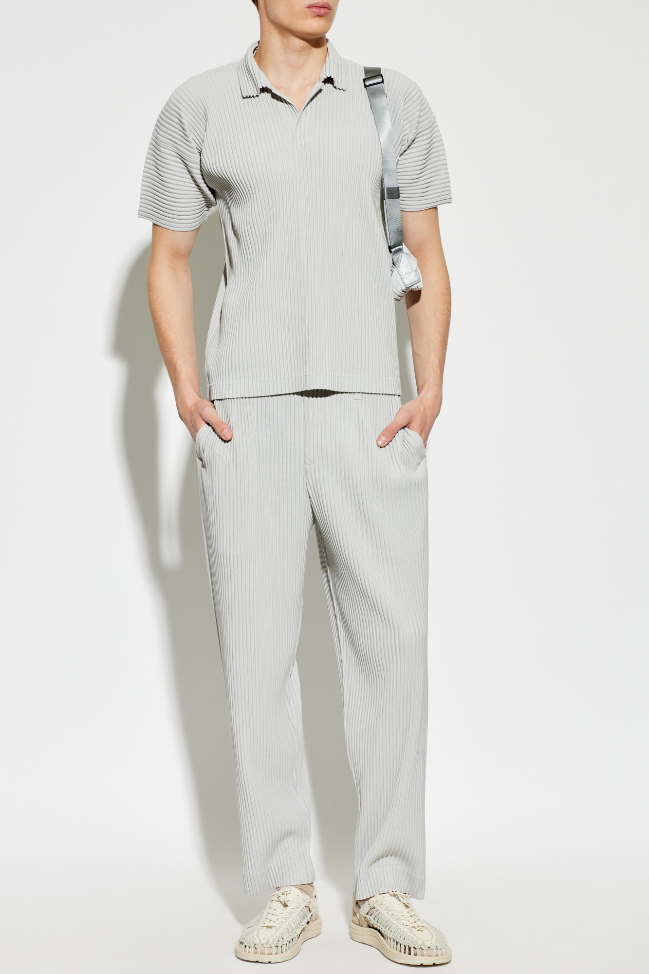 HOMMEPLISSE ISSEYMIYAKE ポロシャツHP31JM107 Homme Plissé Issey Miyake Pleated polo | Men's | Vitkac